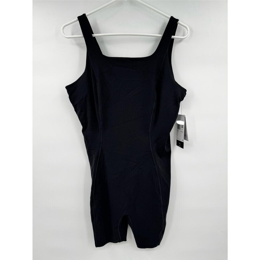 Nike Women's Zenvy Dri-FIT Short Bodysuit Black Size XL FN3031-010